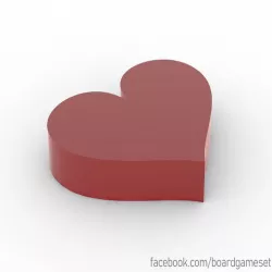 Heart Life Meeple Token