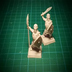 Hobgoblin halberdier/spearman 28mm (No supports needed)