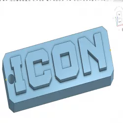 ICON tool logo/keychain