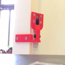 IKEA Lack Enclosure Raspberry Pi cam holder 45°