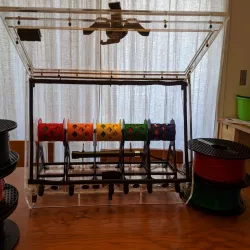 Integrated Auto-Rewinder Spool Holder for Repbox