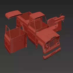 Jeep Gladiator 1962(body for RC CAR trx4/scx10)