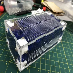 Laser Cut and 3D printed desiccant container