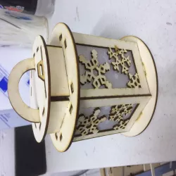 Laser Cut LED Lantern