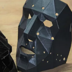 LOW Poly mask with holes