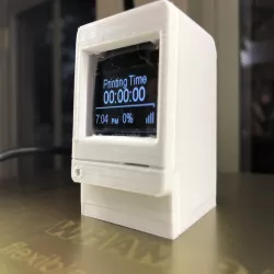 Mac Classic case for OctoPrint WiFi Printer Monitor (smaller screen)