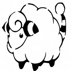 Mareep stencil