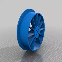 Modified parts for Brushless R/C Racing Hovercraft