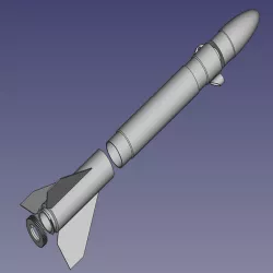 Modular Flyable Model Rocket