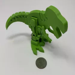 Motorized, Articulated T Rex(ish) Pin Walker