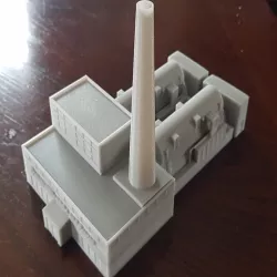 N-Scale Power Plant (Brewer Hills Light and Power)