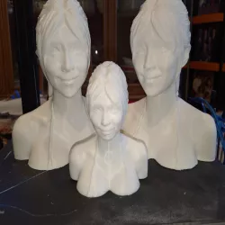Naomi Wu 3D body Scan Bust - SFW? Sexy Cyborg