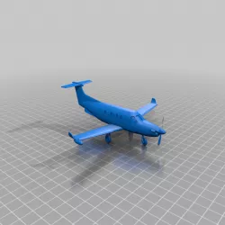 Pilatus PC-12 in Pieces