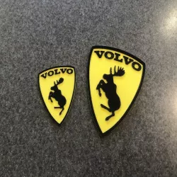 Prancing Moose Volvo Emblem