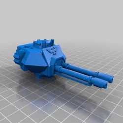 predator tank turret longer twin laser cannons