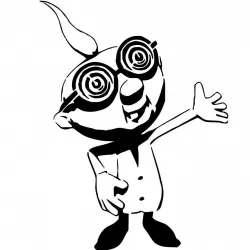 Professor Elvin Gadd stencil