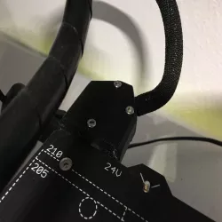 Prusa Lack Enclosure Heatbed Cable Clamp Nuts At Bottom - 60 Degree, for Screw Terminal Heatbed and Textile