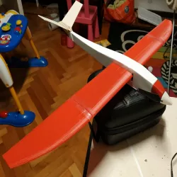 RC Crobe micro-glider (wings and motor mount)