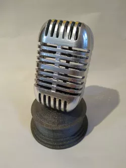 Retro Microphone Trophy