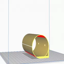 Sandpaper-spool Wall holder