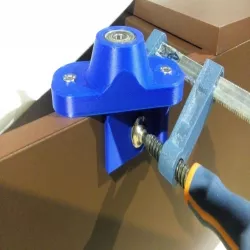 Self centering dowel jig
