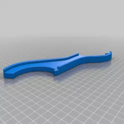 Short version of KTM rear shock spring wrench