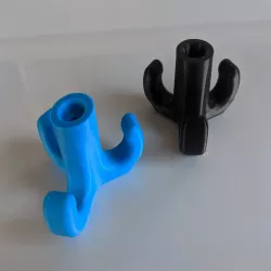 Smooth self tapping bag hook for Tesla Model 3 trunk