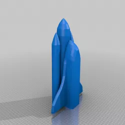 Space shuttle decoration mood led