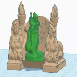 Sphinx Throne (Devil/Angel) for 28mm gaming