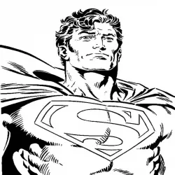 Superman stencil 3