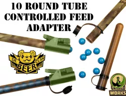 Ten round tube controlled feed adapter