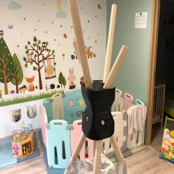 Tepee stick holder
