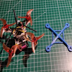 Toothpick frame 2.5" multiple mounting options sub 80gram