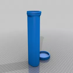 Triangular box with cap
