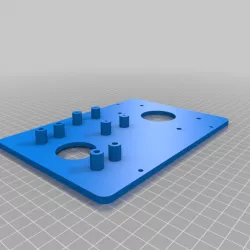 TRON Arcade Control Panel for OpenCADE: uses Glen's Retro Show Components