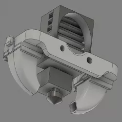 Upgraded fanduct for tevo tarantula/E3D hotend