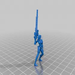 Vindicare Assassin Girl but without the pillar.