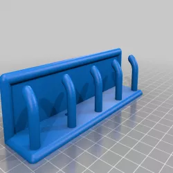 Wall hooks with shelf