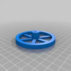 Wheel for steam tank