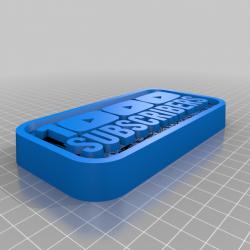 1000 Subscriber Play Button 3d Models Page 1 Stlfinder 1000 Subscriber Play Button 3d Models Page 1 Stlfinder