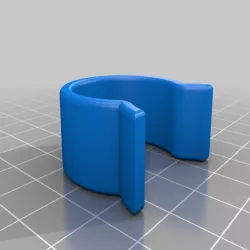 3/4 PVC Pipe Clip for Holding Plastic Bags to a Frame