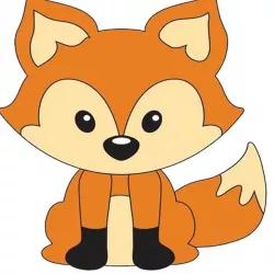 3D Fox Cookie/Fondant Cutter