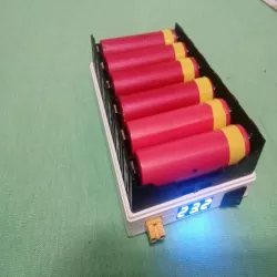 6S 18650 holder with XT30 output for TS-100