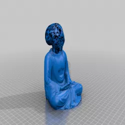 Alien Buddha Statue