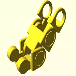 Alternating cable chain