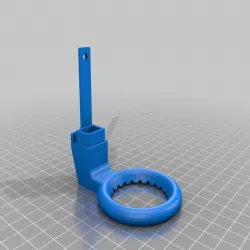 Anet A8 circular fan duct with mounting bracket