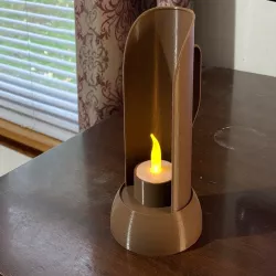 Antique Tea Light Candle Holder