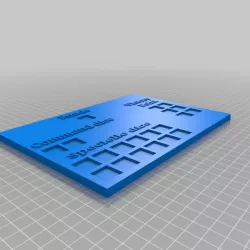 AOS dice plate