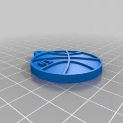 Basketball Keychain