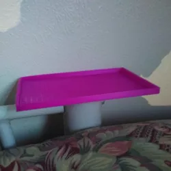 Bed post shelf